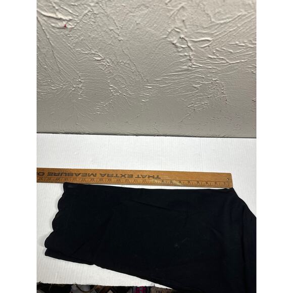 Zac & Rachel Womens Pants Black  Stretch Pull on Scallop Hem‎ Petite Size 8P - Picture 5 of 5